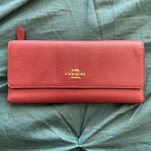 Coach vintage mauve wallet